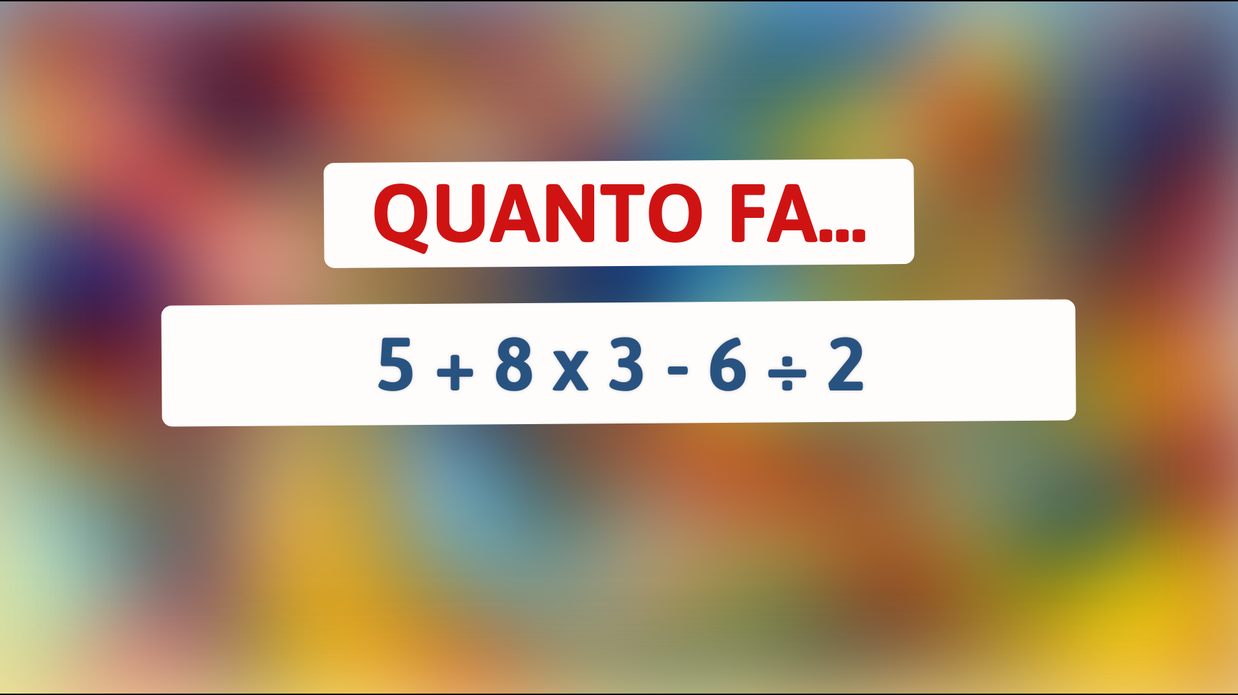 Sei davvero più intelligente di un genio? Scopri se riesci a risolvere questo indovinello matematico!"