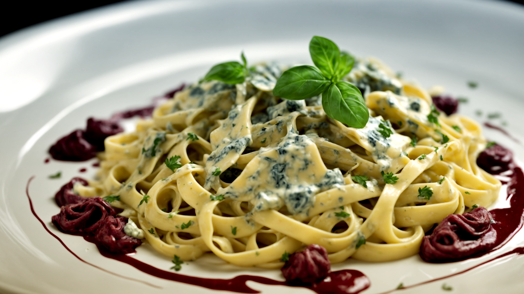 Tagliolini uovo vino Barbera carciofi gorgonzola"