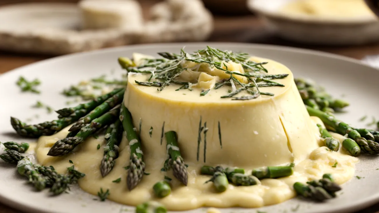 Ravioli pecorino asparagi"